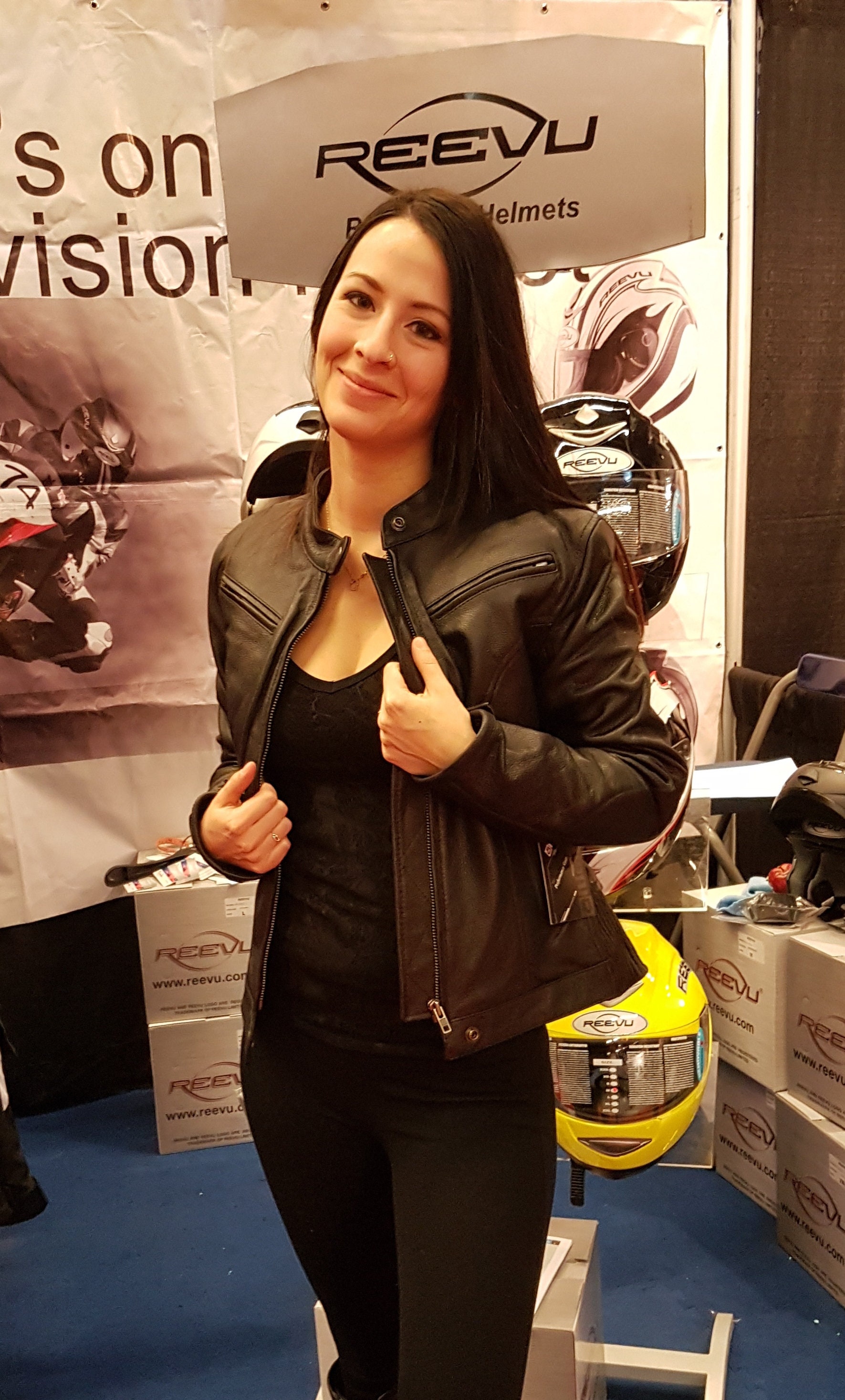 Event leather motorcycle jacket cheap
