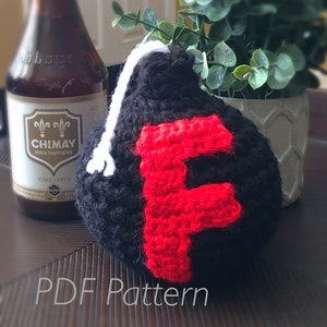 PDF PATTERN: F-Bomb, F-Bomb Crochet Pattern, Fbomb crochet pattern, PDF F-Bomb Pattern, F-Bomb