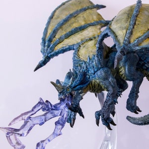 Blue Chromatic Dragon painted mini