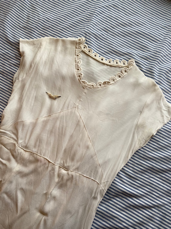 Stunning 1930s Cream Dress