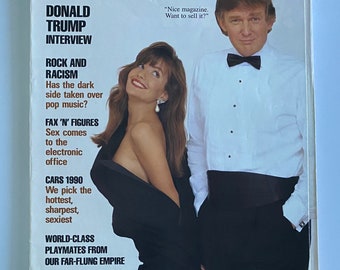 Couverture du magazine Playboy de Donald Trump, mars 1990