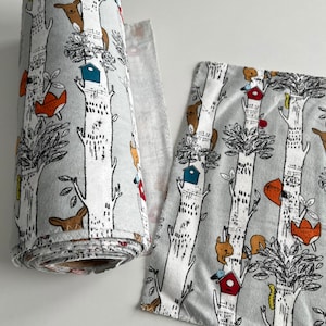 Flannel non-paper towels, ~11”x7”, 1-ply, set of 6