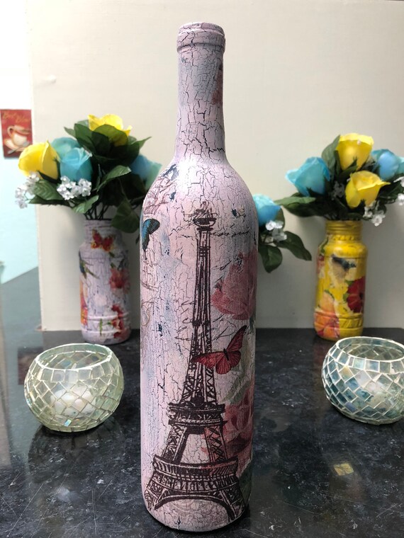 Antique looking wine bottle Etsy
