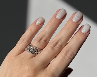 1.00ct-3.50ct Brilliant Cut Created Diamond Full Eternity Band Ring Solid 14k Yellow Gold Wedding Band, Anniversary, gift for her