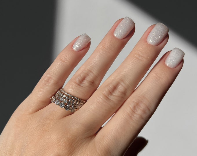Featured listing image: 1.00ct-3.50ct Brilliant Cut Created Diamond Full Eternity Band Ring Solid 14k Yellow Gold Wedding Band, Anniversary, gift for her