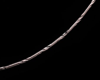925 Sterling Silver Box Chain Solid 925 Sterling Silver Rope Diamond Cut 16"-18"-20"-22"