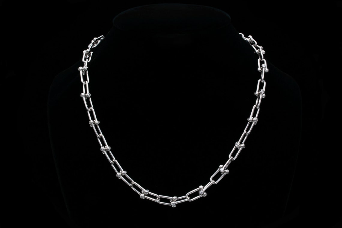 HardWear U Link Chain Necklace 6mm / 7.5mm Thick Sterling Etsy