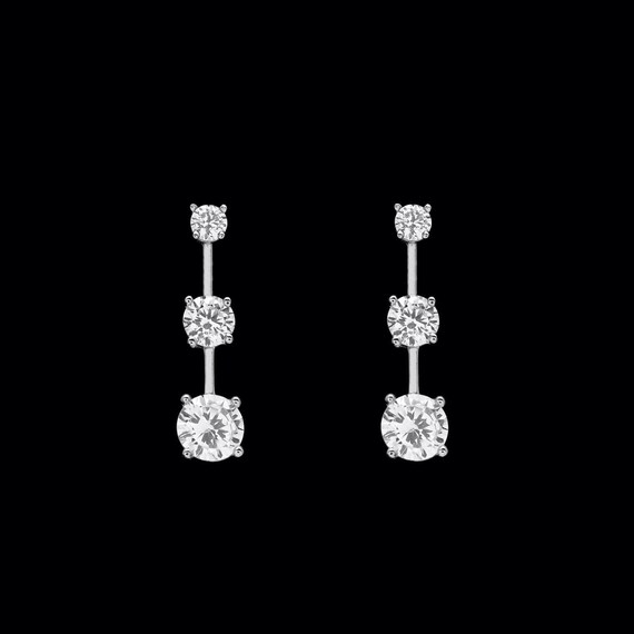 Emerald Cut Halo Round Created Diamond Stud Earrings 14k Yellow Gold 1.5CT T.W