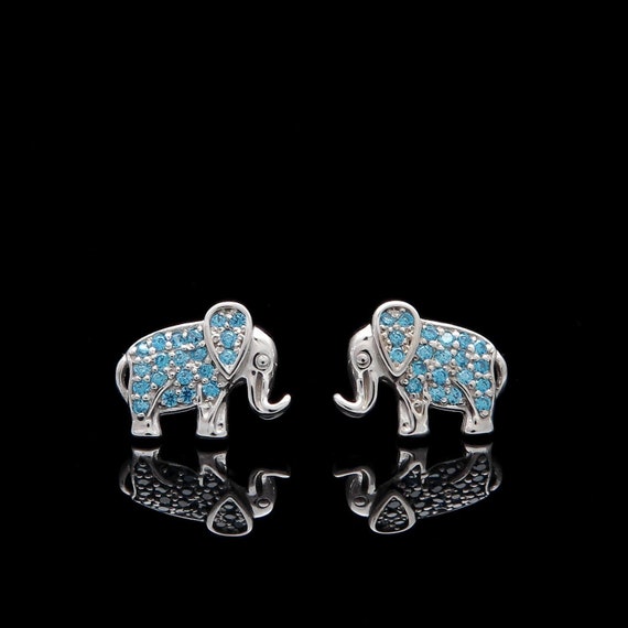14k Yellow or White Gold Elephant Earrings 14k Yellow or White Gold Elephant Earrings