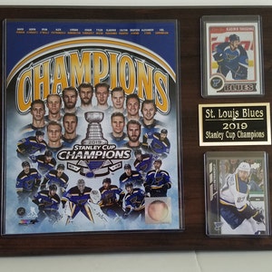 St. Louis Blues 2019 Stanley Cup Champions Plaque