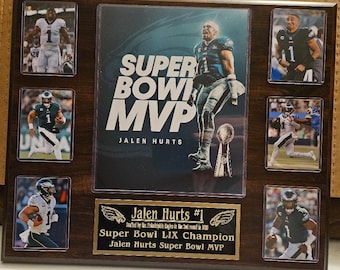 Jalen niszczy tabliczkę MVP Super Bowl LIX dla Philadelphia Eagles