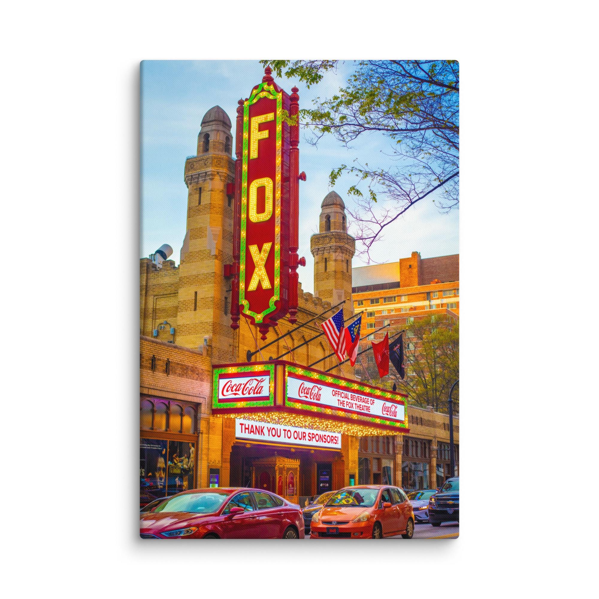 Atlanta Fox Theatre Inspired Canvas Print