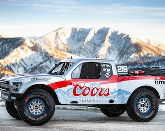 Impresión del camión de trofeos de cerveza Coors