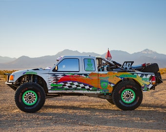 Darren Parsons' Print Ford Ranger Race Truck 1447 24 inches by 36 inches (2ft by 3ft)