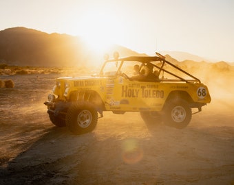 Holy Toledo Vintage Baja Race Jeep Print (Brian Chachua Jeep) Print - 24in x 36in