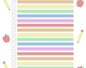 Teacher To Do List | Digital | Download