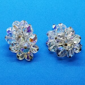 Crystal Clip On Earrings