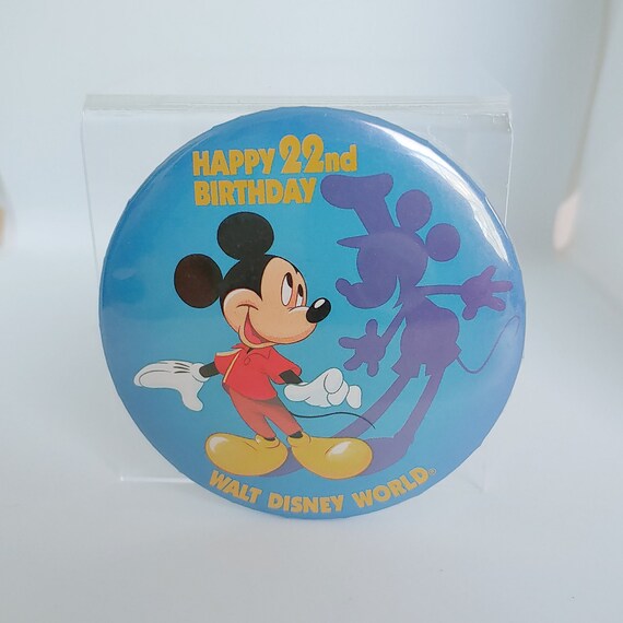 Disney Happy 22nd Birthday Mickey Mouse Streamboa… - image 1