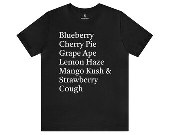 大麻品種Tシャツ - フルーティーな品種の魅力
