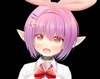 Vtuber Asset: Elf Pointy Ears (Multiple Colours)