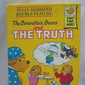 Vintage 1986 The Berenstain Bears 'THE TRUTH VHS Video Animated Cartoon Save The Bees 1980's
