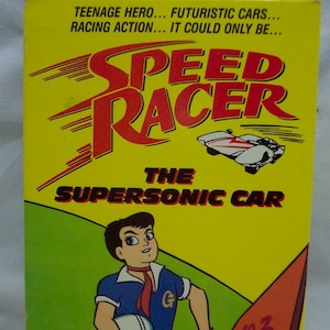 Vintage 1991 SPEED RACER The Supersonic Car Animated Cartoon Vhs Video 1960&#39;s Cartoon