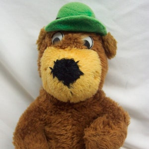 Vintage Yogi Bear Plush 1980 Hanna Barbera by Mighty Star VG