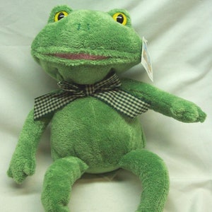 Animal Alley Plush Frog Etsy