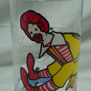 マクドナルド - 1977年McDonaldland Action Series グラス5個セット Vintage 1977 Mcdonald's Action Series 