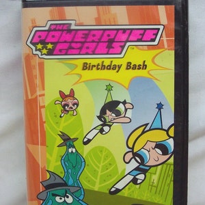 Vintage 2000 Cartoon Network THE POWERPUFF GIRLS Birthday Bash Vhs Video Cartoon