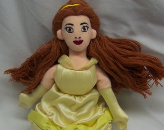Disney Store Beauty & the Beast 13" Belle Beanbag Plush Doll, Blue Dress -  Etsy