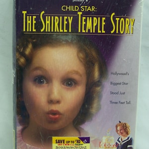 Vintage Walt Disney CHILD STAR The Shirley Temple Story Vhs Video Movie NEW