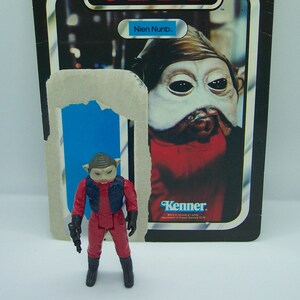 Vintage 1983 Star Wars Return Of The Jedi NIEN NUNB Action Figure Toy 100% Complete W/ Card Original Weapon Tight Joints Kenner Hong Kong