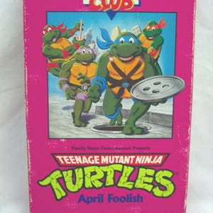 Vintage 1990 Teenage Mutant Ninja Turtles Invasion of the Turtle