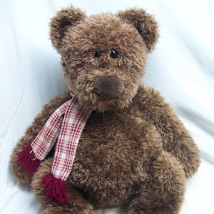 90s Brown Teddy Bear - Etsy