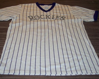 Vintage COLORADO ROCKIES Mlb Baseball Jersey T-Shirt Mens XL New Majestic 90's