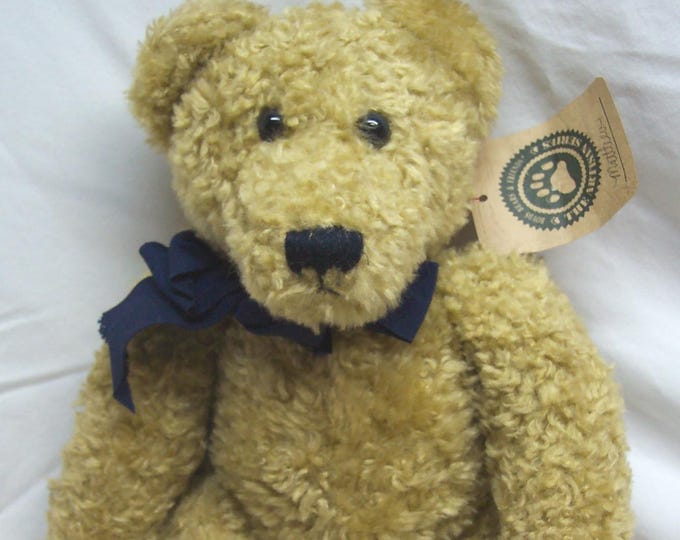 Vintage 1997 Boyds Artisan Series MATTHEW Jointed Teddy Bear W/ Bow and ...