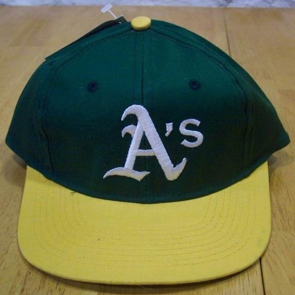 Vintage OAKLAND A'S ATHLETICS MLB Baseball Hat Cap 1990's Youth Osfa Children's New W/ Tag