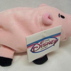 Vintage Walt Disney Store Toy Story 2 HAMM the PIGGY BANK 7&quot; Bean Bag Stuffed Animal Toy 1990&#39;s