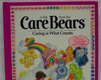 Vintage 1983 A Tale From The CARE BEARS Caring Is What Counts Hardcover BOOK 1980's