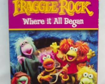 Vintage Jim Henson's FRAGGLE ROCK Where It All Began Vhs