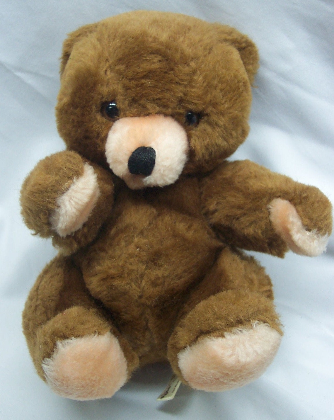 Vintage 80's Russ Teddy Bear THE TEDDY BEAR With Red Bow Etsy