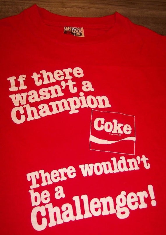 Vintage 1980's COCA-COLA Go For The Real Thing T-… - image 2