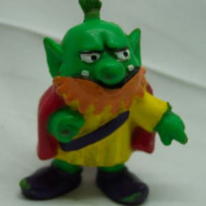 Vintage 1984 Bully Astrosniks Alien Leader 2 1/4&quot; PVC FIGURE TOY Mcdonald&#39;s