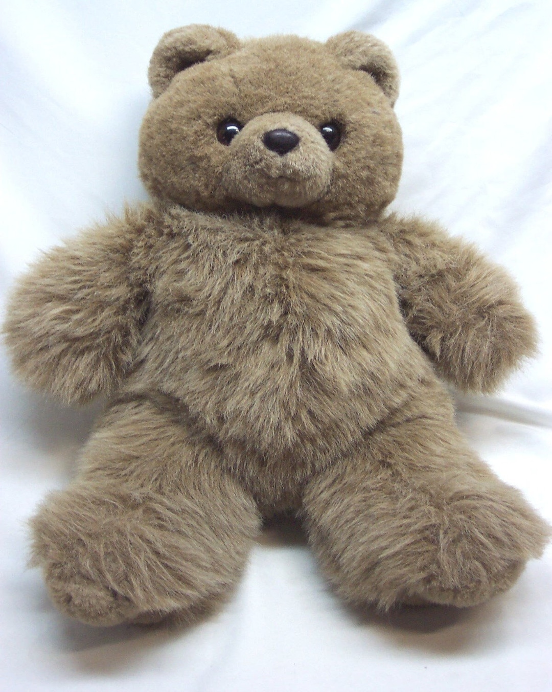 RARE Vintage 1993 TY Soft Brown Teddy Bear 16" Plush Stuffed Animal Toy ...