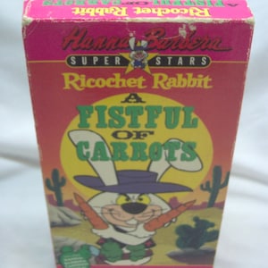 Vintage Hanna-Barbera RICOCHET RABBIT A Fistful of Carrots VHS Video 1990&#39;s Cartoon Classic