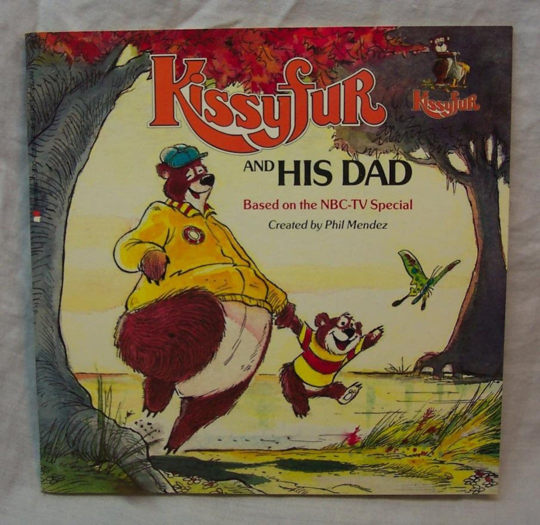 絵本　新品　6冊→86冊　セットD→AB  DEFGH Vintage 1986 KISSYFUR and His Dad Children's BOOK Phil