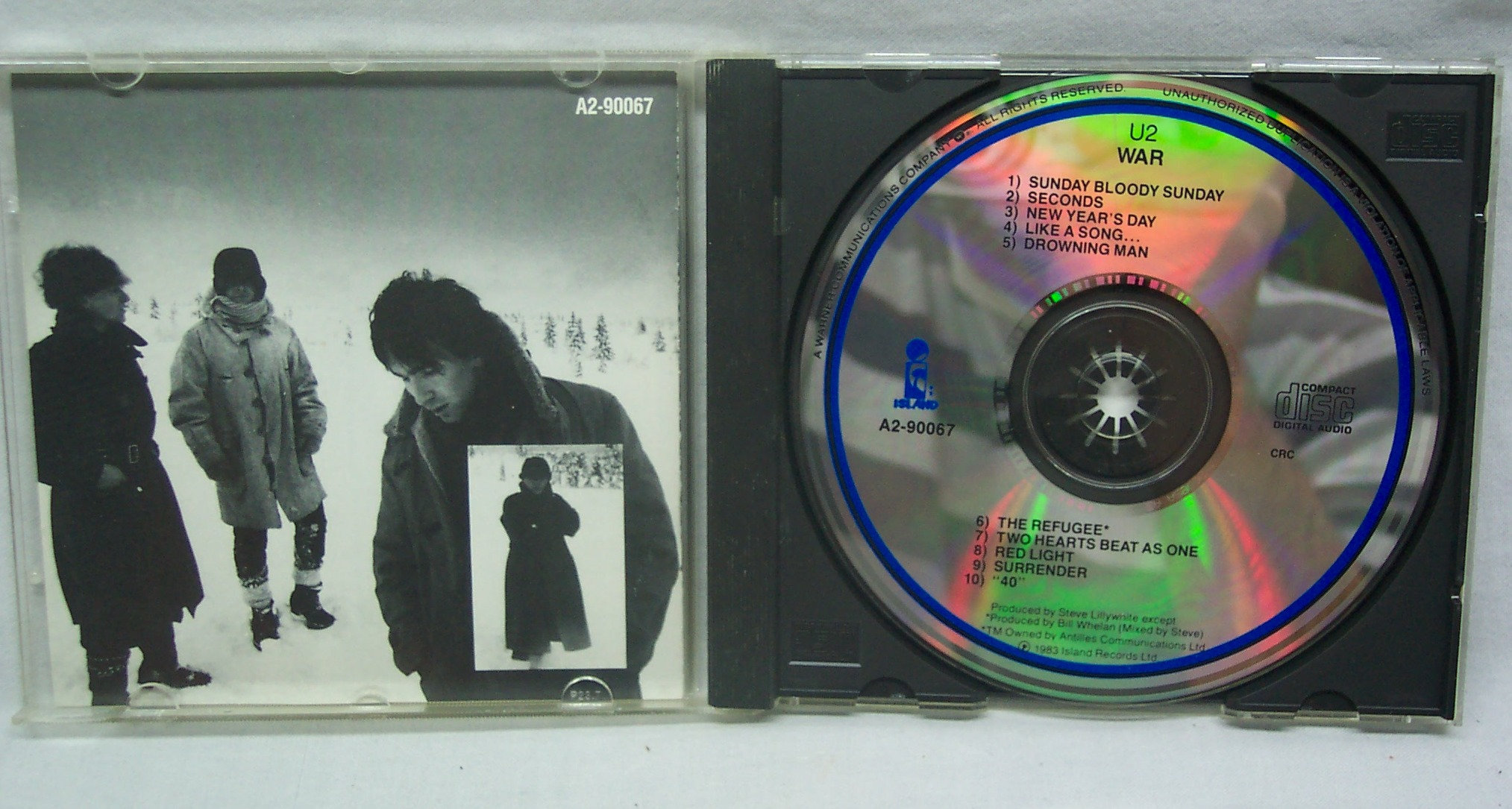 U2 WAR CD Compact Disc Oct-1990 Island (label) - Etsy