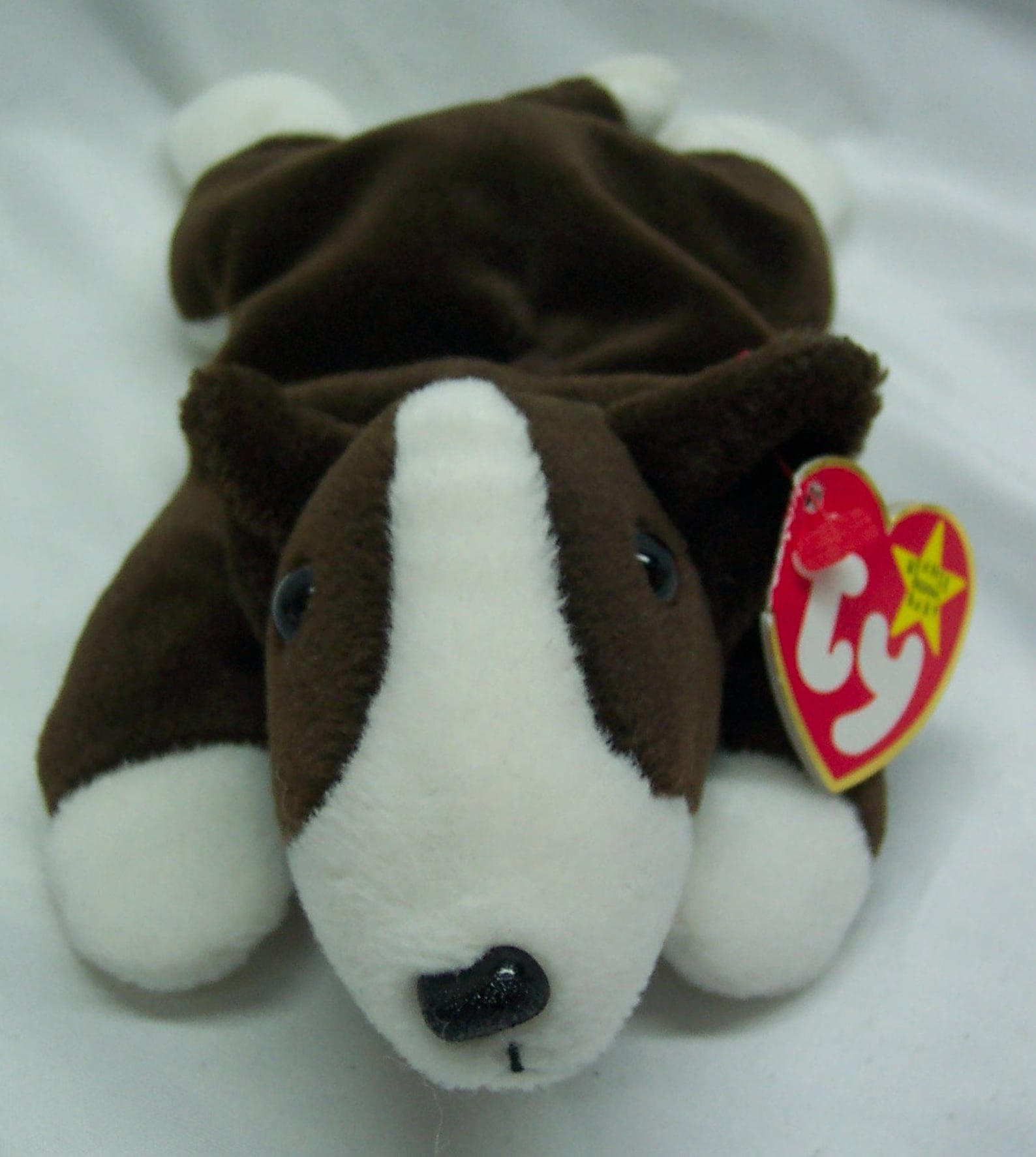 Vintage TY Beanie Baby BRUNO the Bull Terrier Dog 8 Bean Etsy
