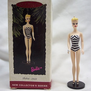 1994 Hallmark Keepsake Barbie Debut 1959 Christmas Ornament Etsy